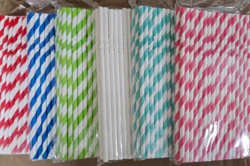 Imported Paper Bend Straw