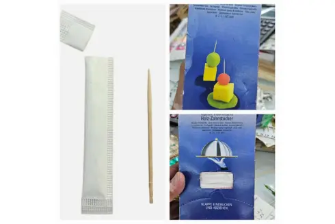Single Pcs Paper Wrap Toothpick
