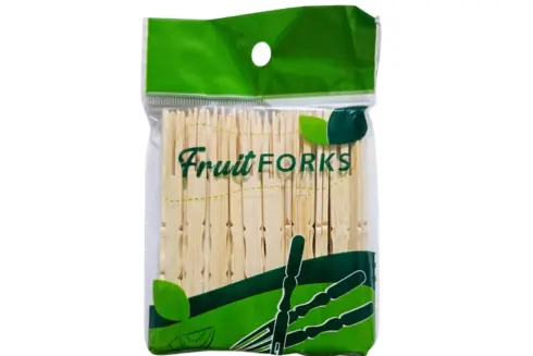 Wooden and Bamboo Fruit Fork